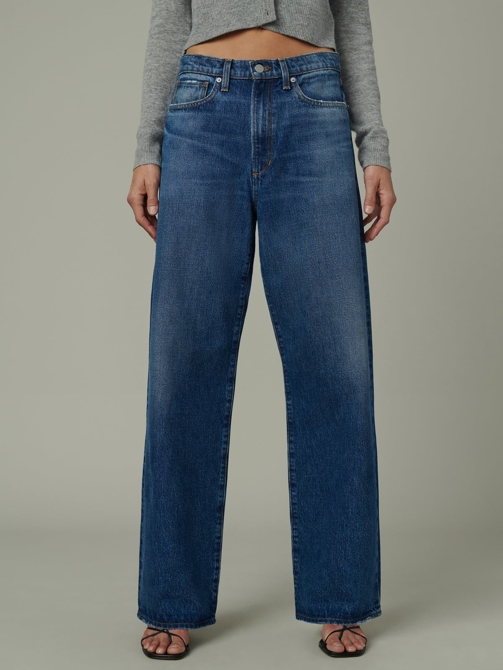 Joe's Jeans The Ryan Low-Slung Baggy Wide Leg Jeans Lush Indigo Wash Size 26